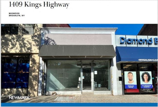 Retail space for Rent at 1409 Kings Hwy in Brooklyn