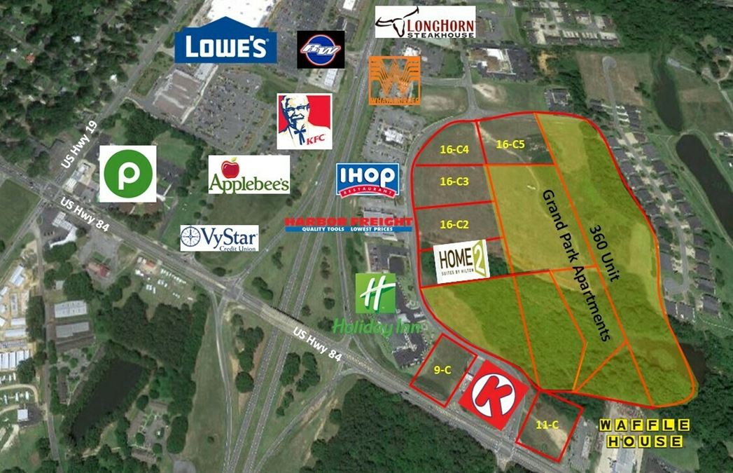 6 Parcels- US Hwy 19 & US Hwy 84 Thomasville, GA