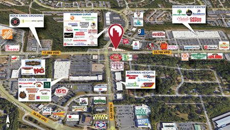 Photo of commercial space at Corner of W. Markham St and N. Bowman Rd in Little Rock