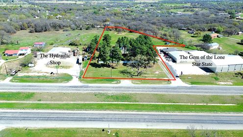 4.33 AC For Sale with Home Office & Metal Bldg