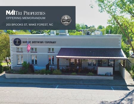 Photo of commercial space at 203 Brooks St in Wake Forest