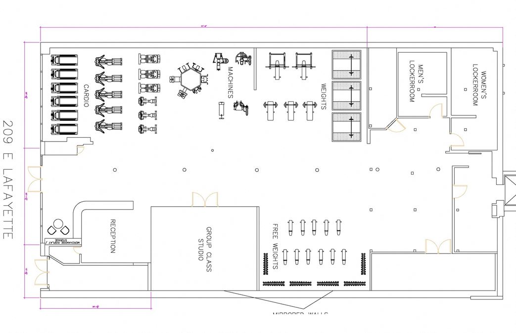 Retail or Gym at the Lofts