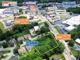 $1 Auction – 0.70 AC Hard Corner Parcel | 18K VPD | Atlanta MSA