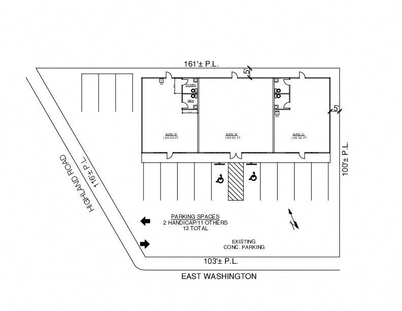 Proposed Highland Rd. Shopping Center/ Build-to-Suit