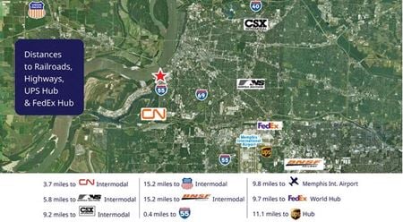 Industrial space for Rent at 185 W. Mclemore Ave. in Memphis