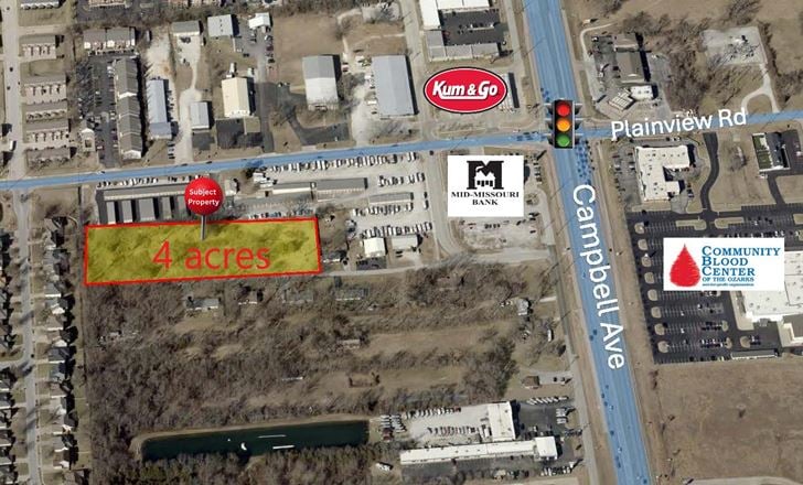 VacantLand space for Sale at 531 W Melbourne Rd in Springfield