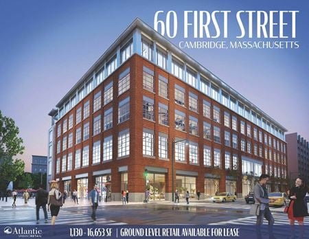 Retail space for Rent at 60 First Street in Cambridge
