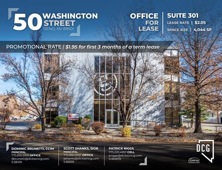Office space for Rent at 50 Washington Street in Reno