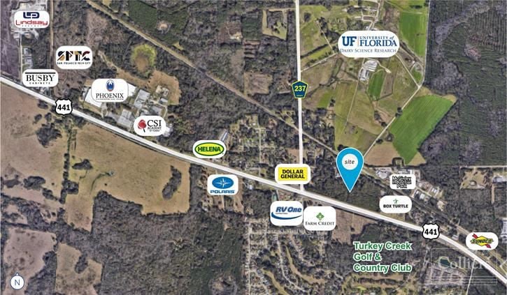 For Sale - 18.96± Acres on US Hwy 441 with 1,191± feet of direct Hwy frontage