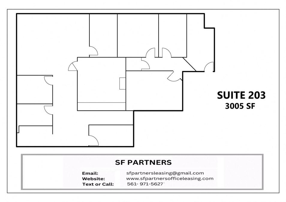 3005 SF 804-Suite 203 Professional Office Space