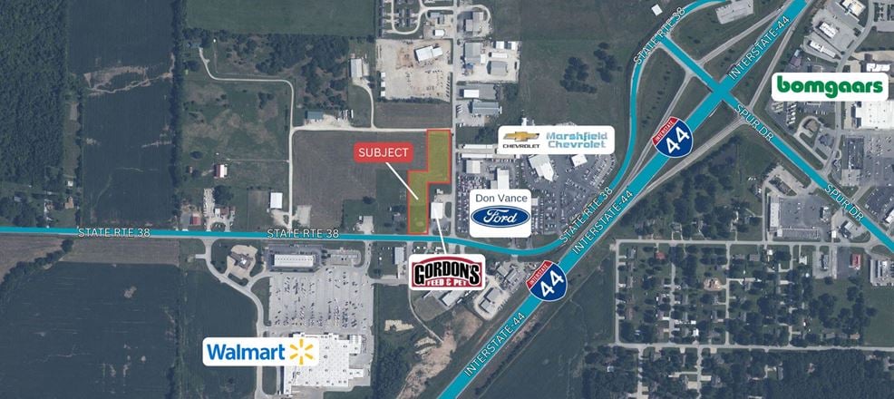 2.41 ACRES OF COMMERCIAL LAND IN MARSHFIELD