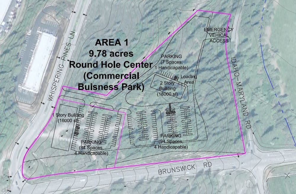 ±13 Acre Corner Parcel Whispering Pines Business Park