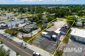 Freestanding Commercial Building with Fenced Land in Downtown Englewood