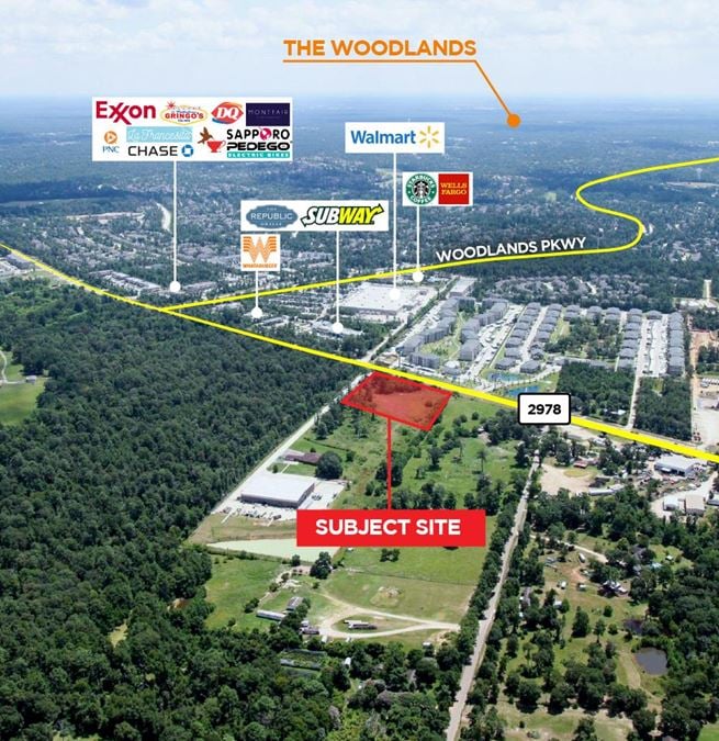 1-3 Acres Pad Sites Available FM 2978