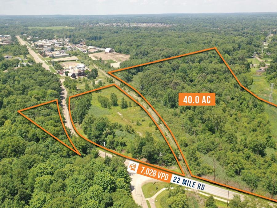 $1 Auction – 40 Acre Parcel Detroit MSA | $1.9M Appraised Value