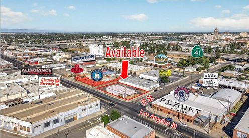 ±4,364 SF Freestanding Industrial Building + Large Yard Area - CA-41 Exposure
