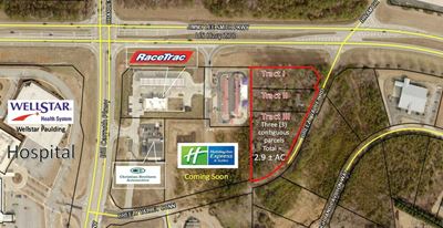 Near Wellstar Paulding Hospital |  2.9 +/- Acres Commercial Land