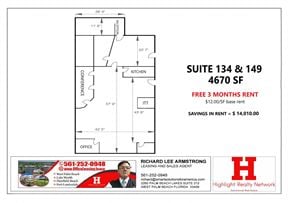 4670 SF Suite 134-149 Professional Office Space in Casselberry, FL 32707