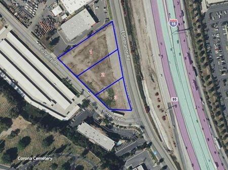 VacantLand space for Sale at NWC of El Sobrante Rd and Circle City Drive in Corona