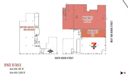 Photo of commercial space at 839-845 West Van Buren Street in Chicago