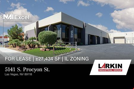 Industrial space for Rent at 5141 South Procyon Street in Las Vegas