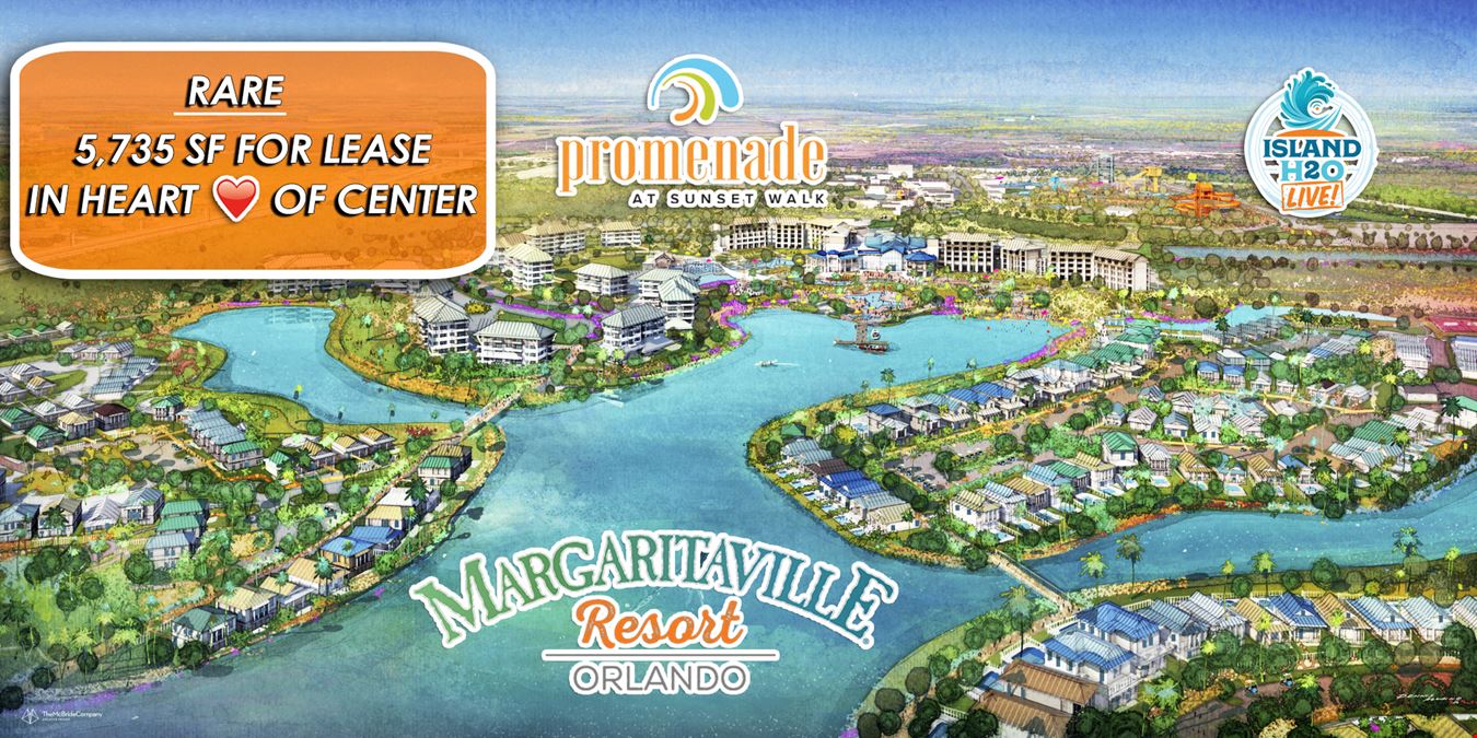 Promenade at Sunset Walk - Margaritaville Resort Orlando