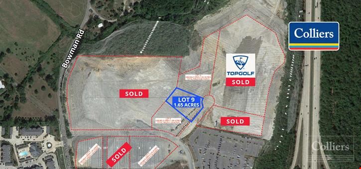 For Sale or Ground Lease: Lot Adjacent to Top Golf