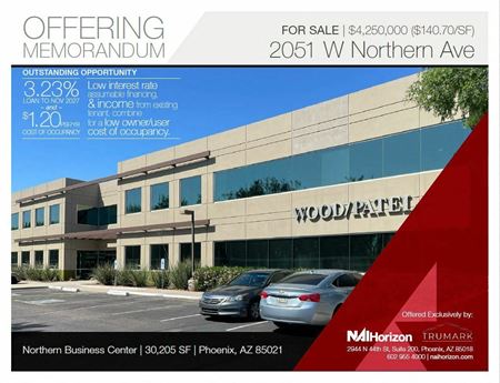 Office space for Sale at 2051 W Northern Ave in Phoenix