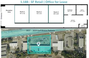 3045 Gulf Breeze Pkwy | 1,188± SF for Lease