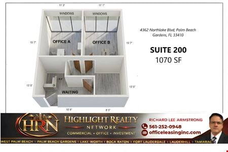 Office space for Rent at 4360 Northlake Blvd in Palm Beach Gardens