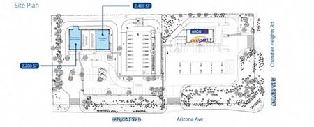 Retail space for Rent at Ocotillo Crossing S/SWC Arizona Ave and Chandler Heights Blvd in Chandler