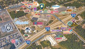 0.95 Acre Site - Pines Road & I-20