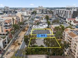 158 Unit Entitled Apartment Site | Hillcrest-Bankers Hill Neighborhood