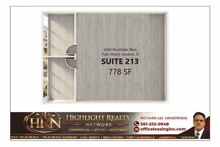 Office space for Rent at 4360 Northlake Blvd in Palm Beach Gardens