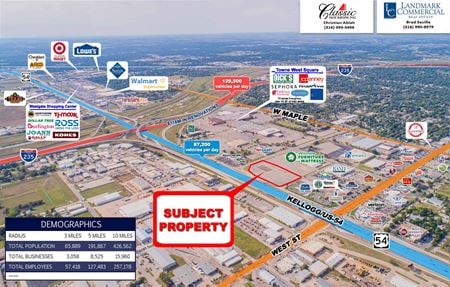 Photo of commercial space at Kellogg & West in Wichita