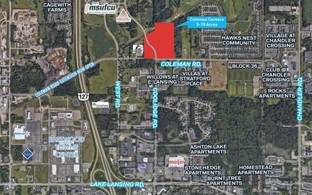 Photo of commercial space at Northeast of Lake Lansing Rd/US-127 in East Lansing