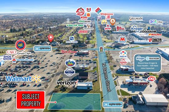 .95 Acre Walmart Outparcel – Across the Street from Brand New Kroger