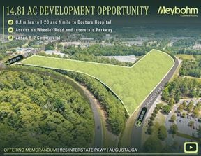 14.81 AC Development Opportunity | Wheeler Rd | 0.1 Mi to I-20