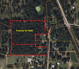 Spacious 9 Acre Tract in Magnolia, TX – Ideal for Residential, Commercial or Investment