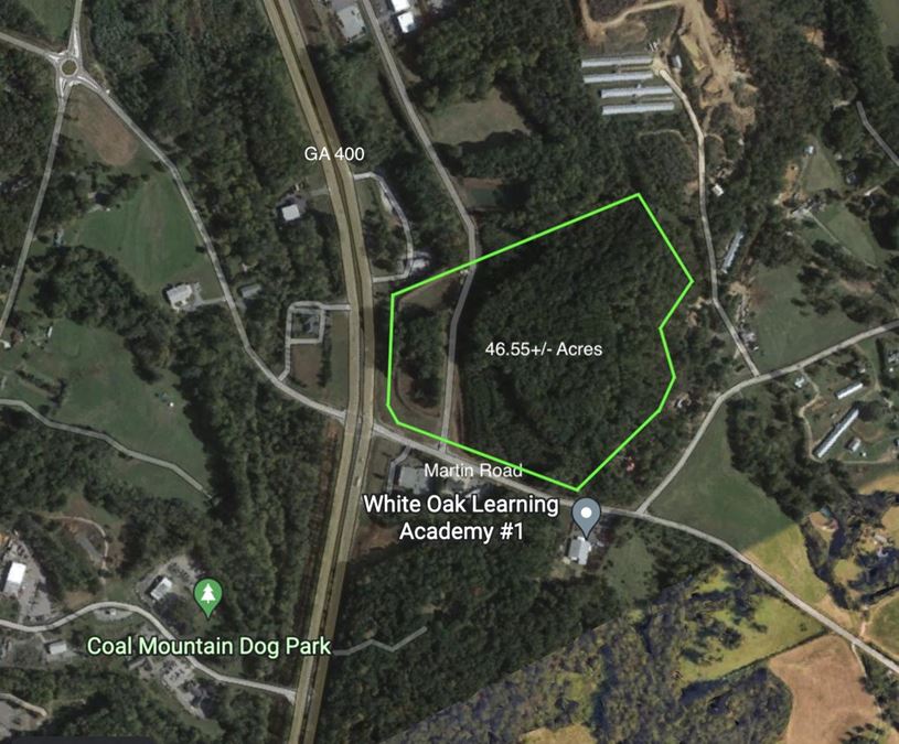 Martin Road at GA 400 / 46.55+/- Acres