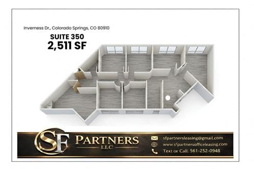 2511 SF Suite 350 Professional Office Spaces in Colorado Springs, CO 80910