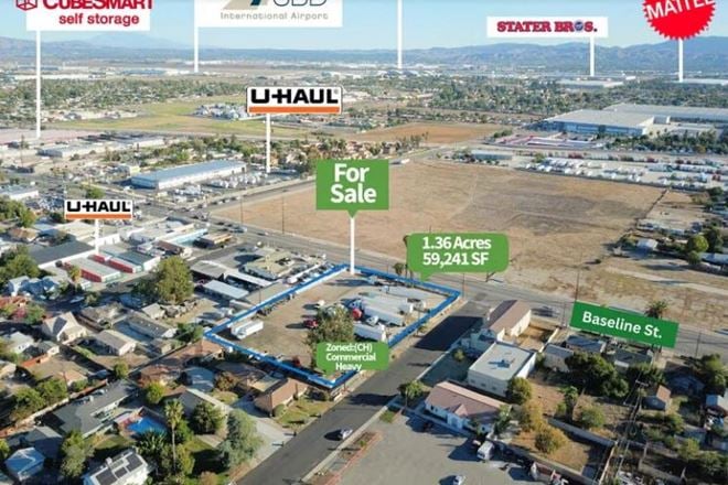 VacantLand space for Sale at 24822 East Baseline Street in San Bernardino