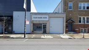 Prime North Center Retail Front + Dual Drive-In Warehouse/Garage