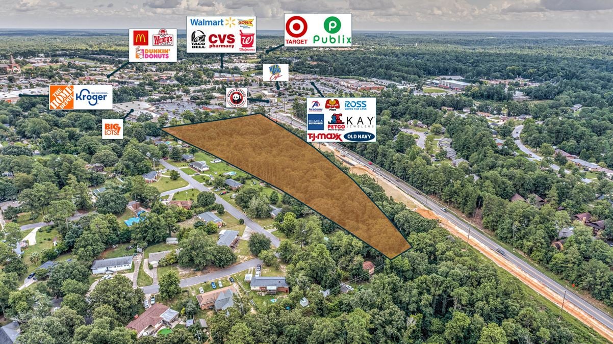 9.79 AC Comm. Dev. Corner | Aiken, SC