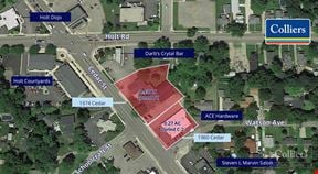 1.2-Acre Redevelopment Site near Cedar St & Holt Rd Intersection