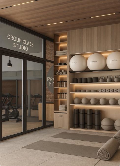 Retail or Gym at the Lofts
