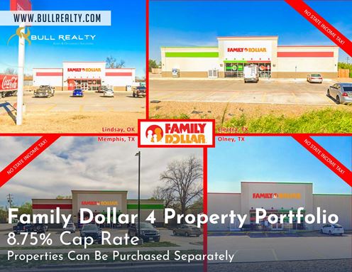 Family Dollar 4 Property Portfolio | 8.75% Cap Rate