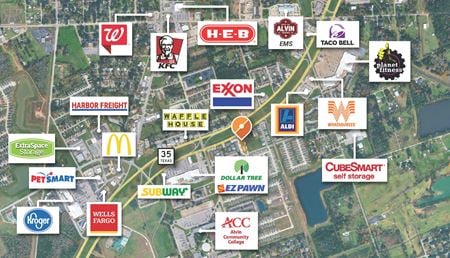 VacantLand space for Rent at 2519 Nelson Road in Alvin