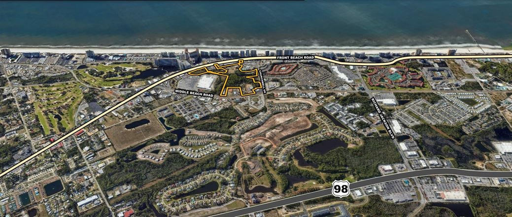 VacantLand space for Sale at Hutchison Blvd. & Front Beach Road in Panama City Beach