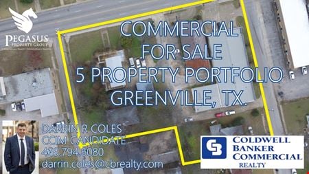 Greenville, TX.  5 Property Portfolio - Greenville